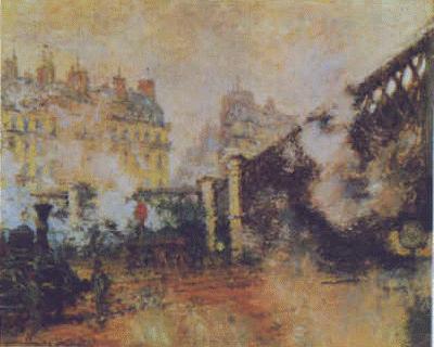 Claude Monet The Pont de l Europe, St Lazare Station oil painting image